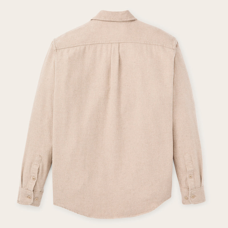 Rustic flannel shirt von Filson | Dark natural heather (Beige)