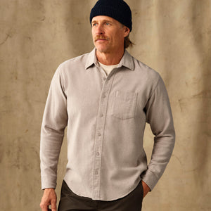 Rustic flannel shirt von Filson | Dark natural heather (Beige)