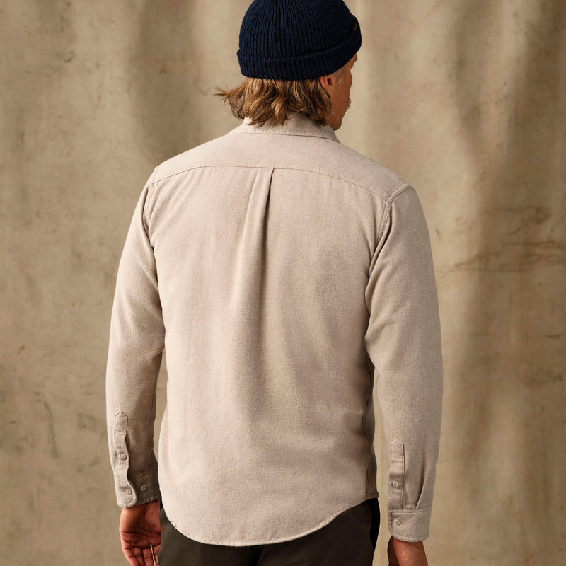 Rustic flannel shirt von Filson | Dark natural heather (Beige)