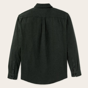 Rustic flannel shirt von Filson | Dark moss heather (Black)