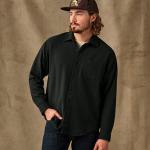 Rustic flannel shirt von Filson | Dark moss heather (Black)