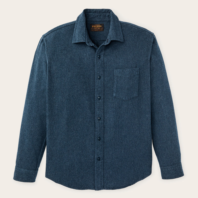 Rustic flannel shirt von Filson | Blue heather (Blue)