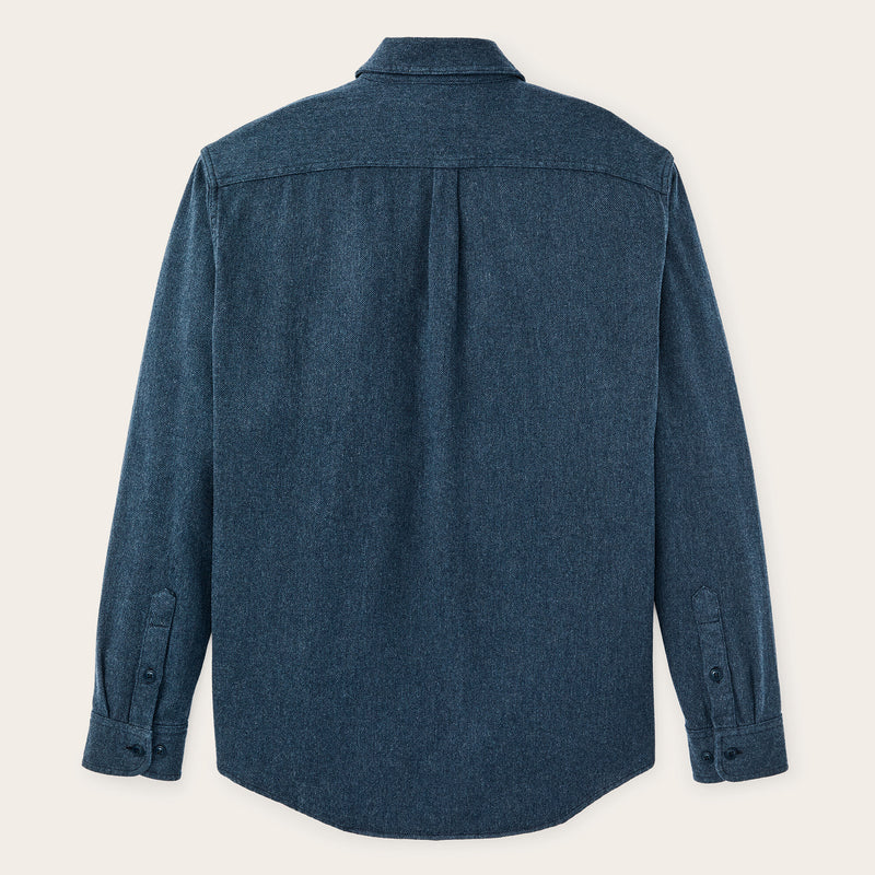 Rustic flannel shirt von Filson | Blue heather (Blue)