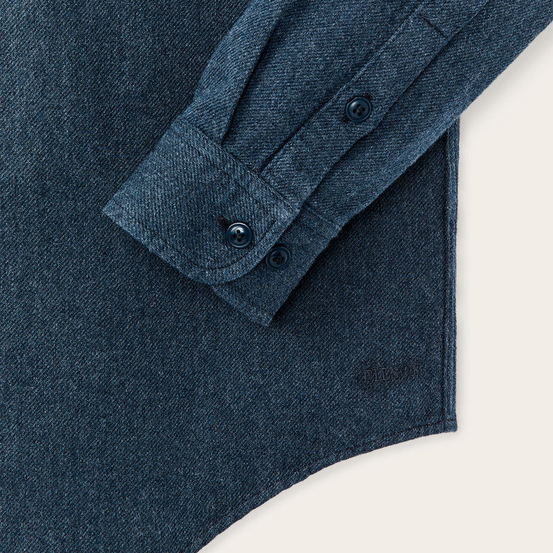 Rustic flannel shirt von Filson | Blue heather (Blue)