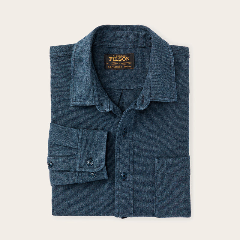 Rustic flannel shirt von Filson | Blue heather (Blue)
