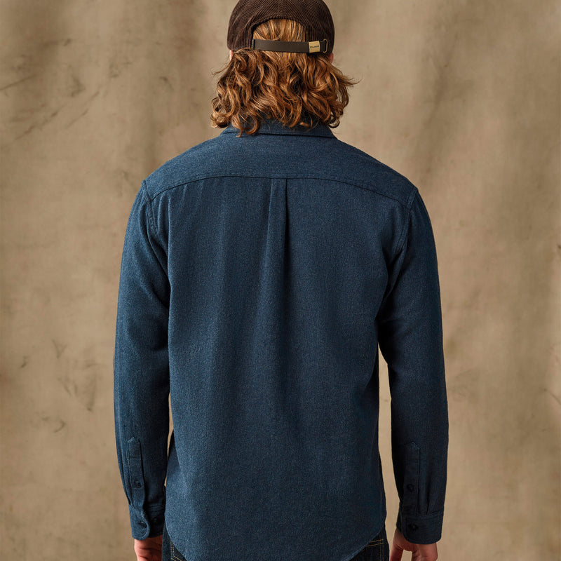 Rustic flannel shirt von Filson | Blue heather (Blue)