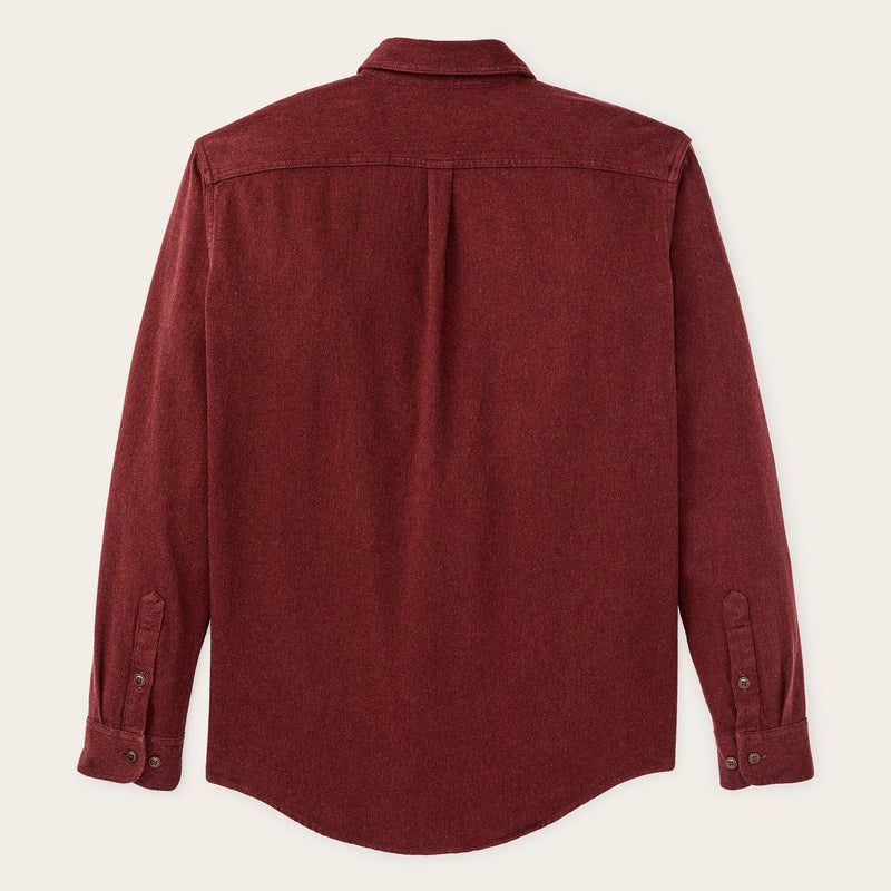 Rustic flannel shirt von Filson | Port heather (Red)