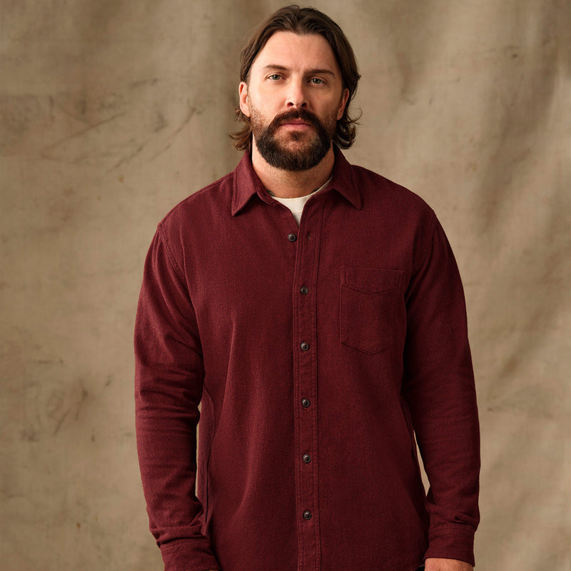 Rustic flannel shirt von Filson | Port heather (Red)