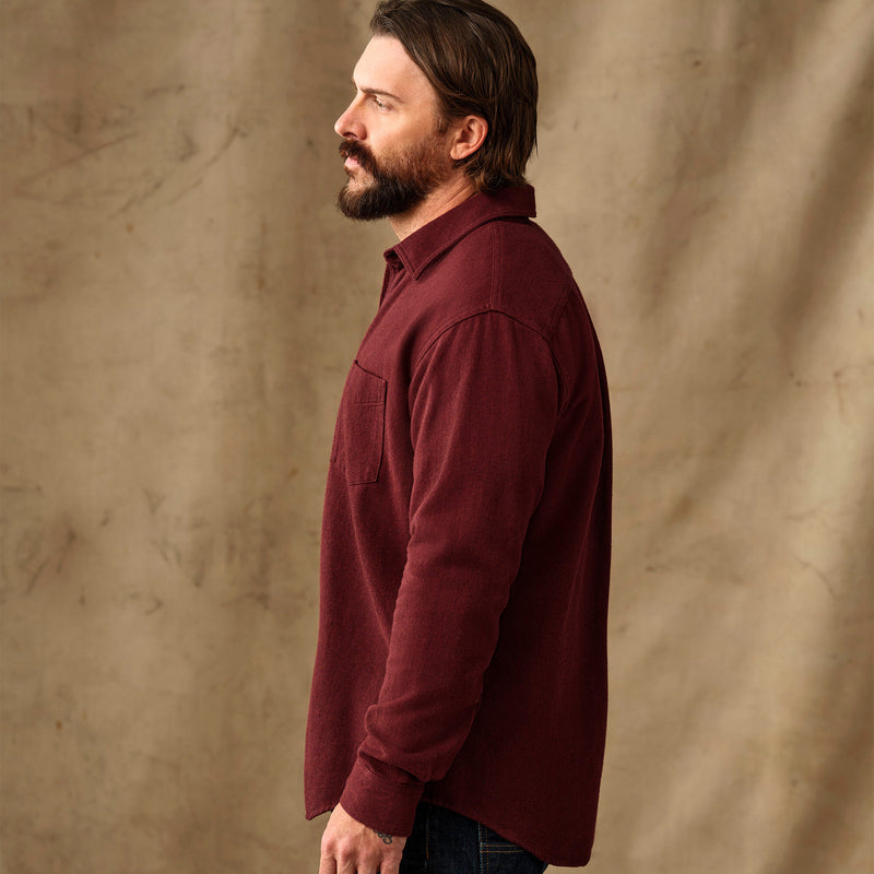 Rustic flannel shirt von Filson | Port heather (Red)