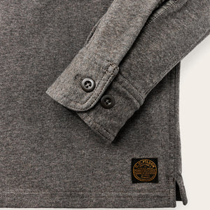 Field knit pullover shirt von Filson | Smoke heather (Brown)