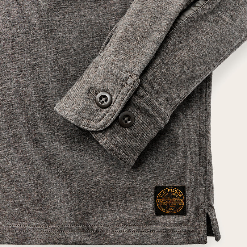Field knit pullover shirt von Filson | Smoke heather (Brown)