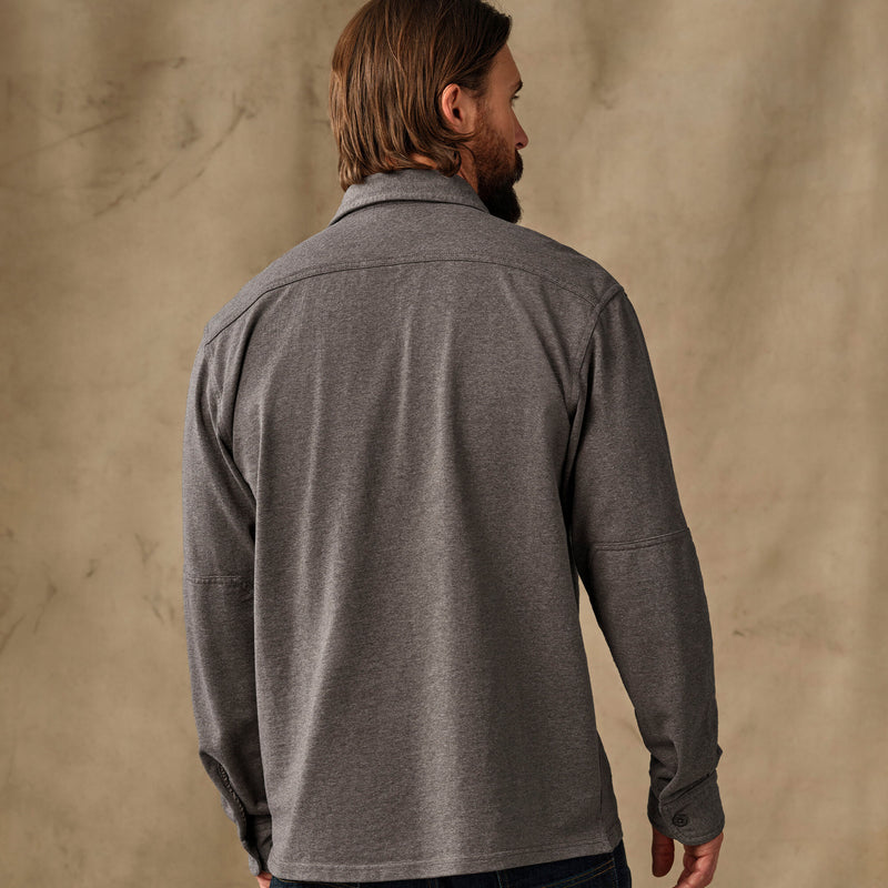 Field knit pullover shirt von Filson | Smoke heather (Brown)