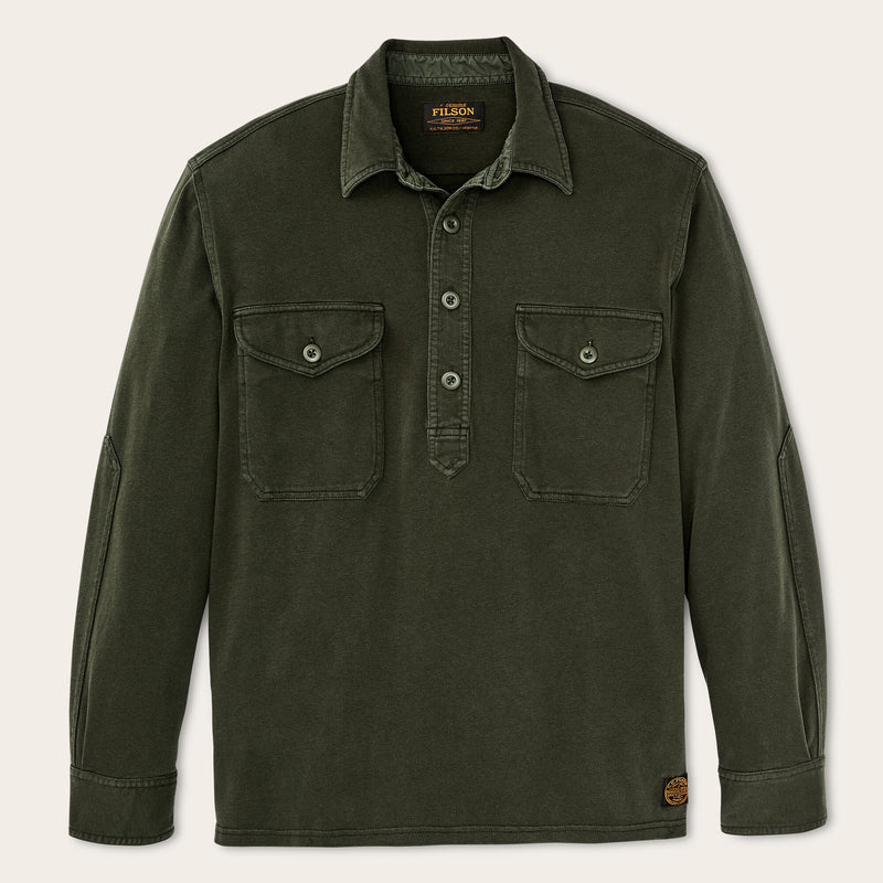 Field knit pullover shirt von Filson | Dark timber (Green)