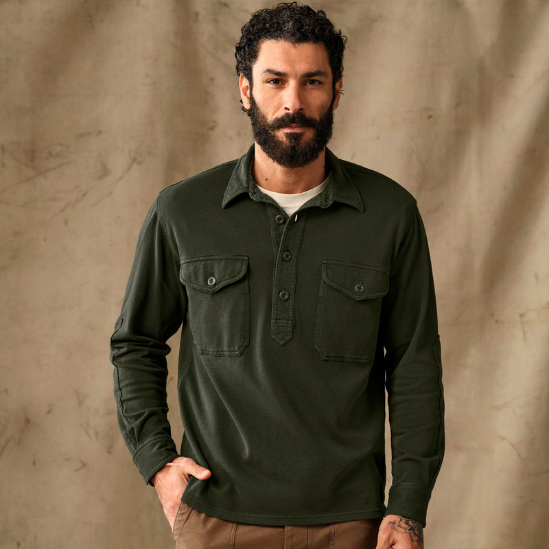 Field knit pullover shirt von Filson | Dark timber (Green)
