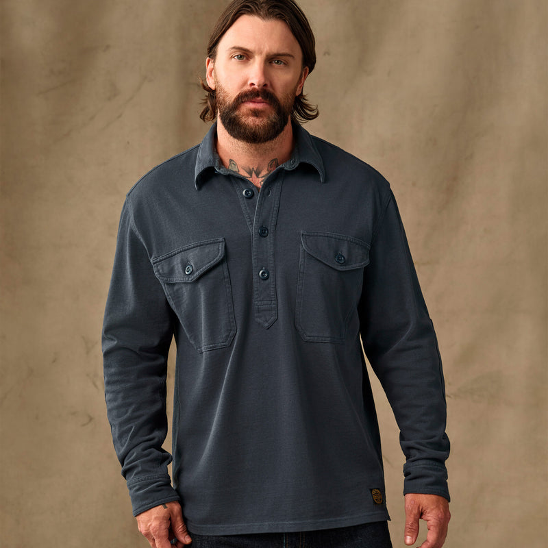 Field knit pullover shirt von Filson | Bluefin (Blue)