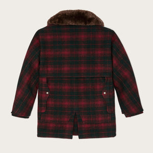 Lined mackinaw wool packer coat di Filson | Burgundy dark (Red)