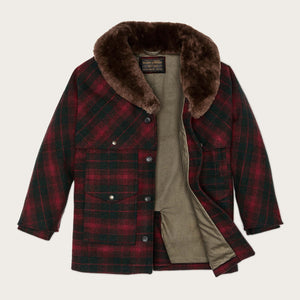 Lined mackinaw wool packer coat di Filson | Burgundy dark (Red)