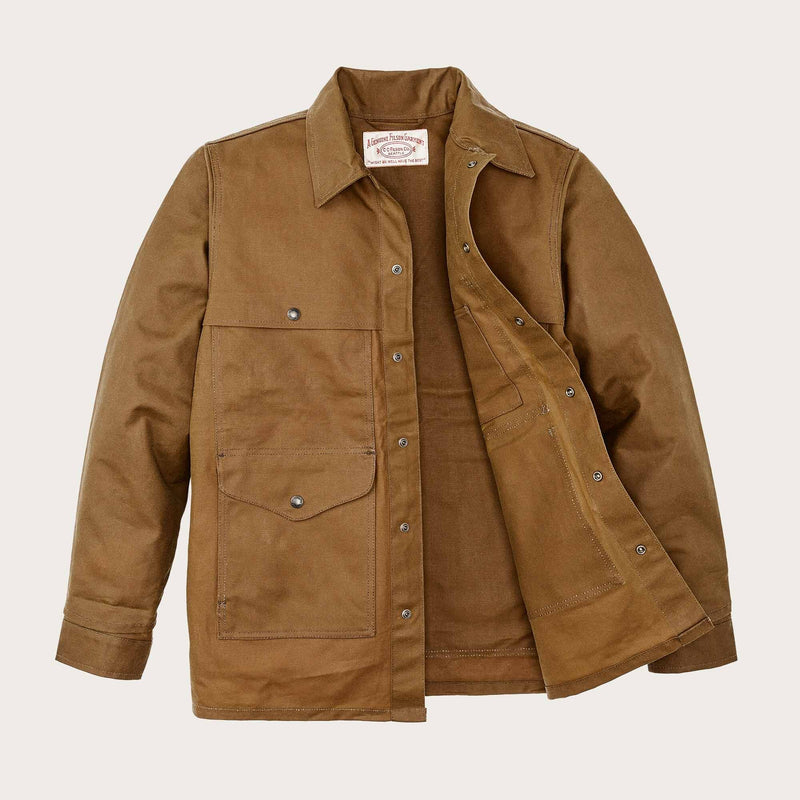 Tin cloth cruiser jacket by Filson | Dark tan (Beige)