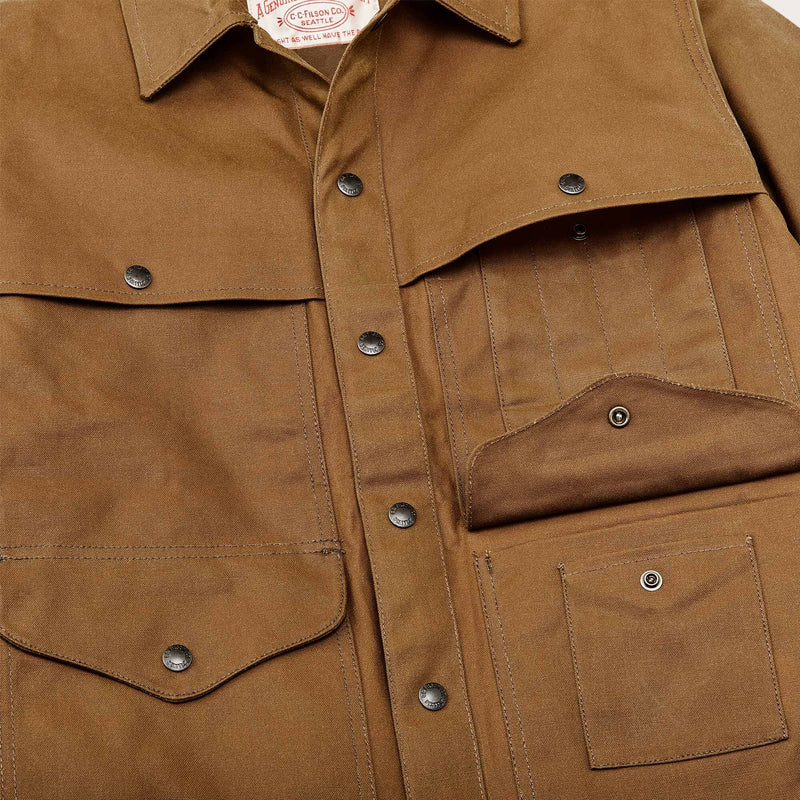 Tin cloth cruiser jacket by Filson | Dark tan (Beige)