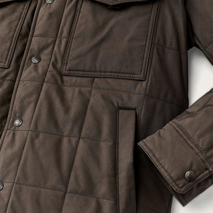 Surchemise jac-shirt matelassée cover cloth par Filson | Slate black (Brown)