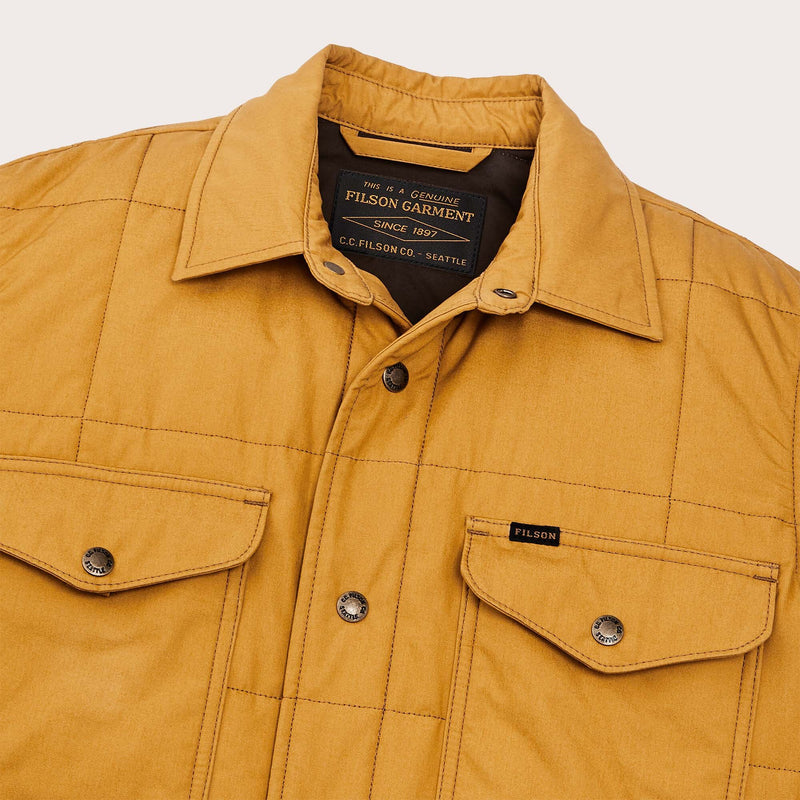 Cover cloth quilted jac-shirt von Filson | Yellow ochre (Yellow)