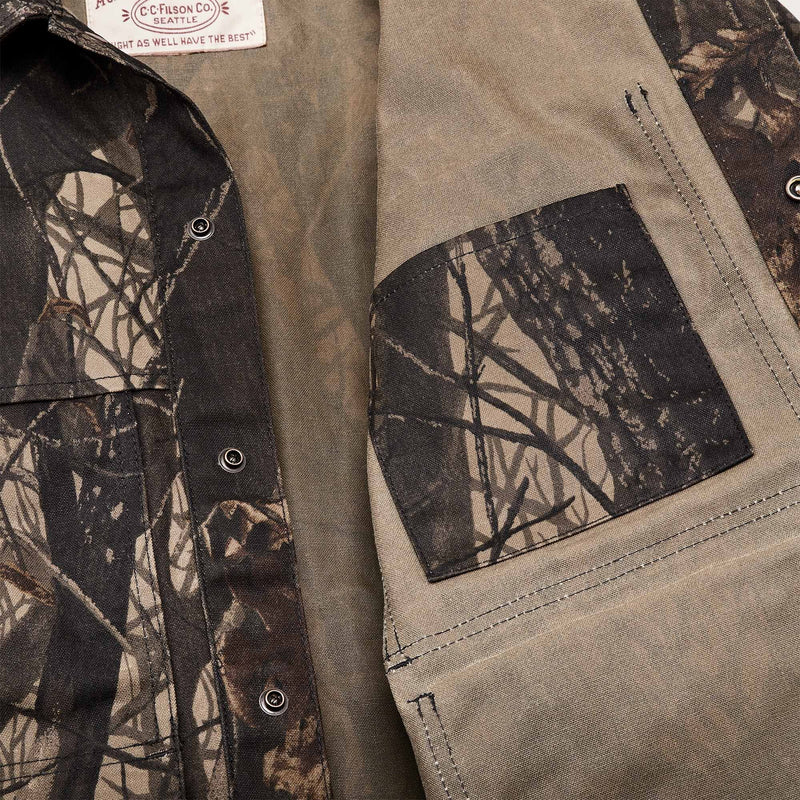 Tin cloth cruiser jacket by Filson | Realtree hardwoods c (Brown)