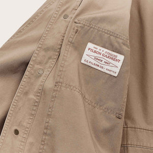 Safari cloth jacket von Filson | Safari khaki (Beige)