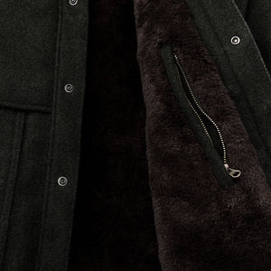 Lined mackinaw wool cape coat von Filson | Peat black (Gray)