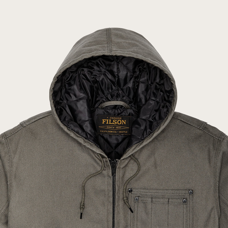 Worksmith insulated bomber jacket von Filson | Tarmac (Gray)