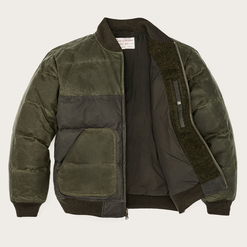 Down bomber jacket von Filson | Otter green (Green)