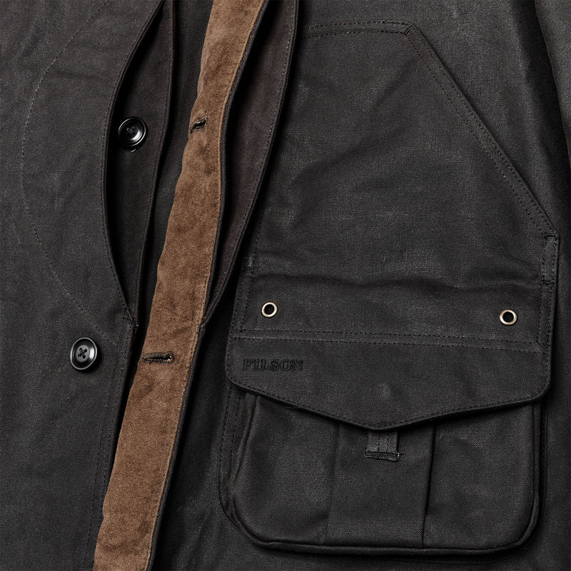 Tin cloth hunting jacket von Filson | Cinder (Gray)