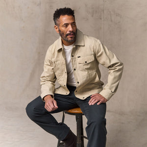 Dry wax short cruiser jacket by Filson | Quail tan (Beige)