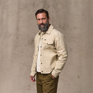 Dry wax short cruiser jacket by Filson | Quail tan (Beige)