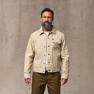 Dry wax short cruiser jacket by Filson | Quail tan (Beige)