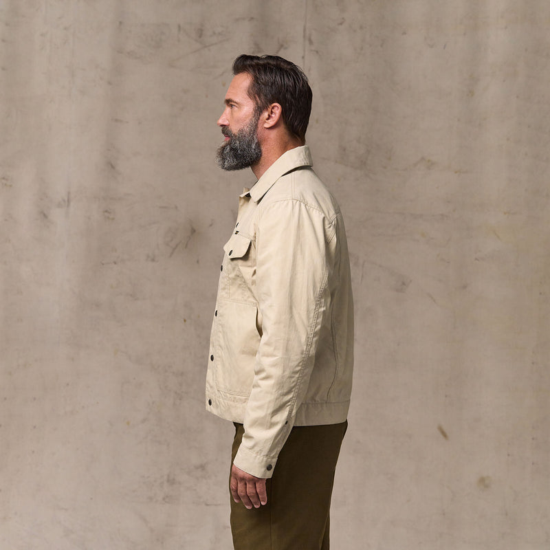 Dry wax short cruiser jacket by Filson | Quail tan (Beige)