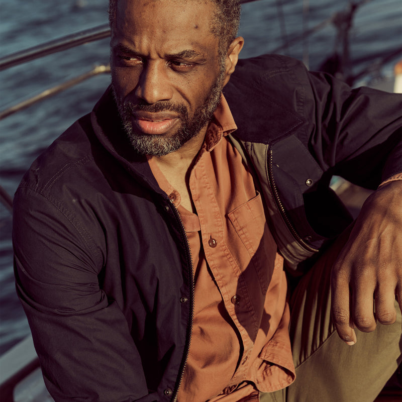 Dry wax short field jacket by Filson | Navy (Blue)