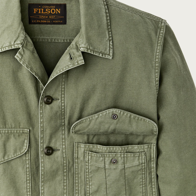 Field cruiser jacket von Filson | Washed fatigue green (Green)