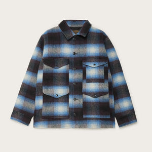Knitted wool cruiser von Filson | Blue / black plaid (Blue)