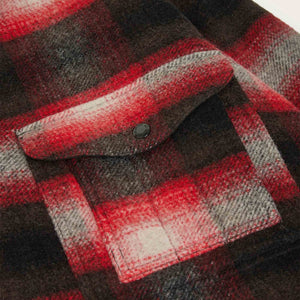 Knitted wool cruiser by Filson | Red/black plaid (Red)