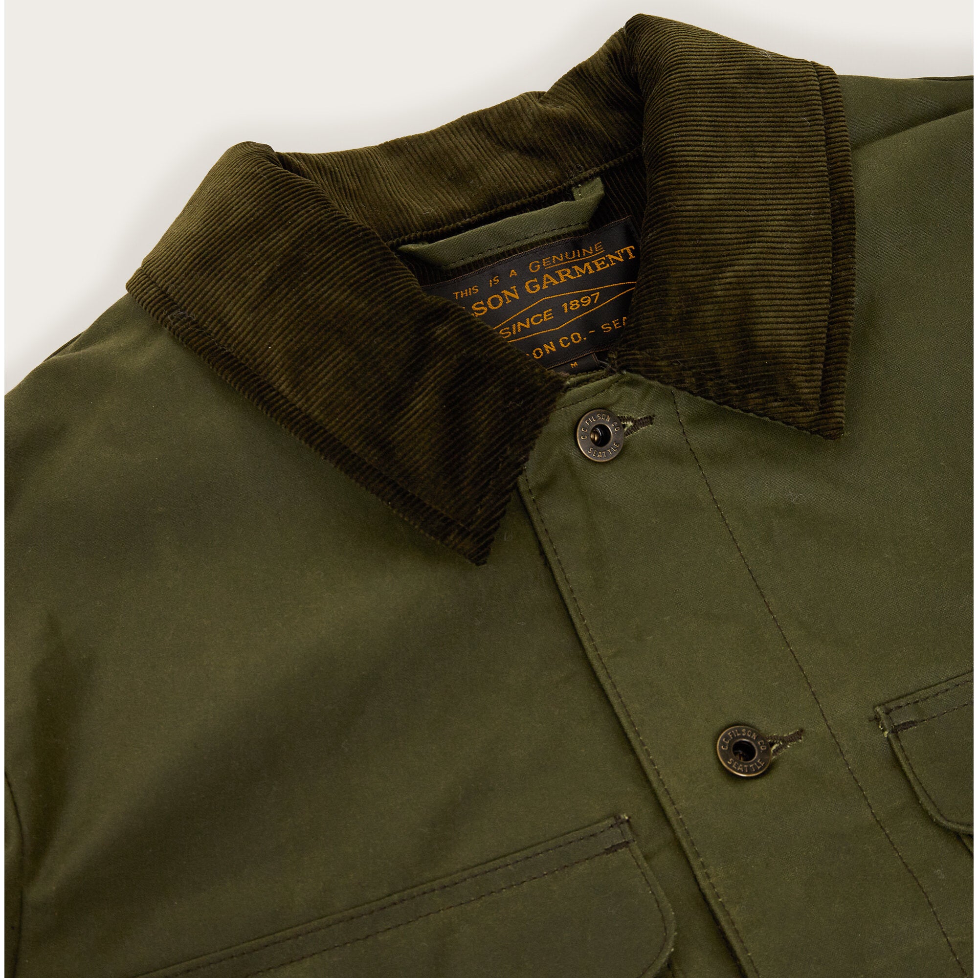 Filson Guide Jacket Journeyman jacket by Filson | Otter green (Green)