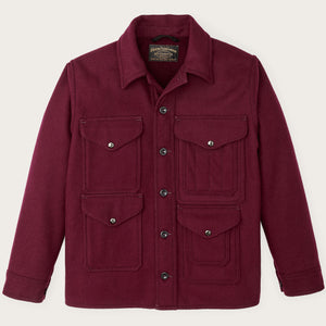 1940s mackinaw wool cruiser jacket by Filson | Wine (Red)