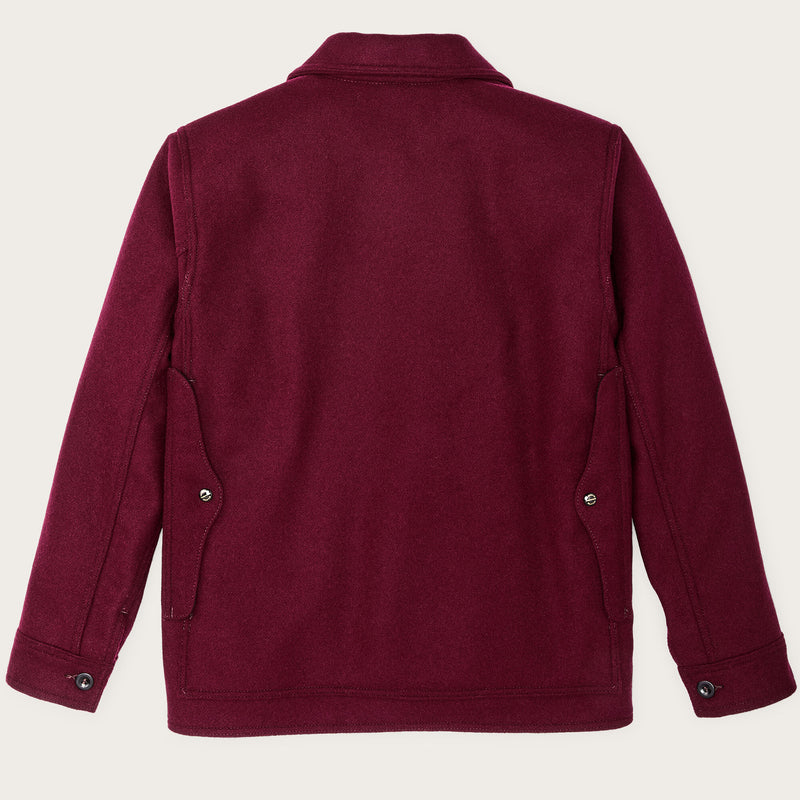 1940s mackinaw wool cruiser jacket by Filson | Wine (Red)