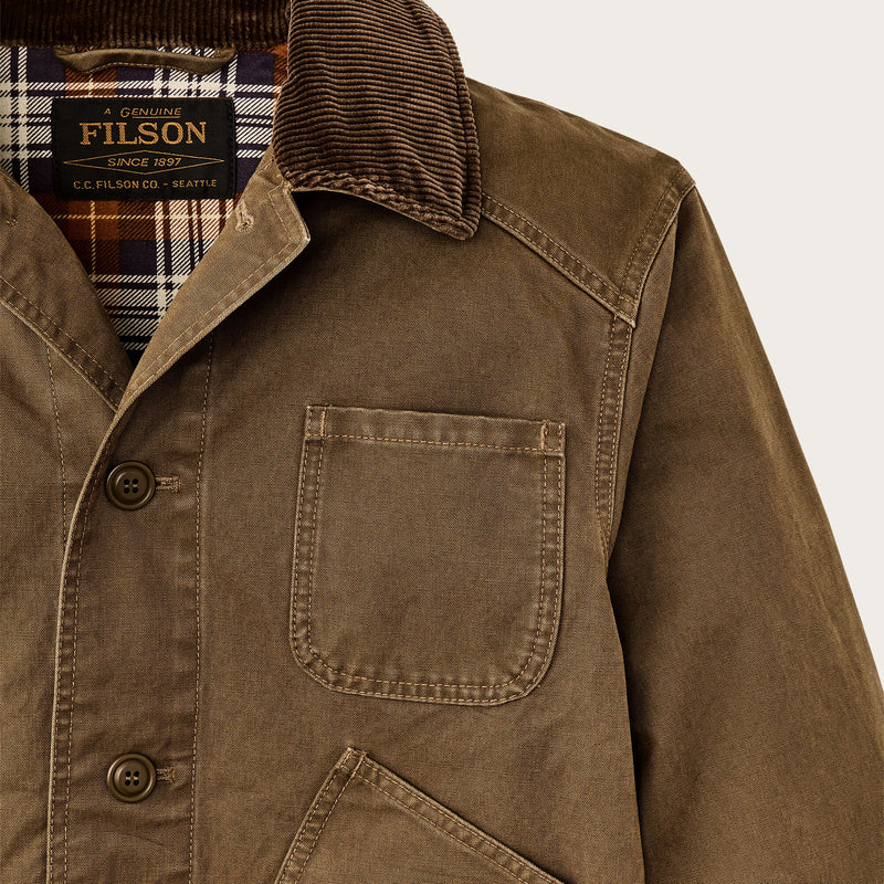 Giacca outfitter in tela di Filson | Kangaroo (Brown)
