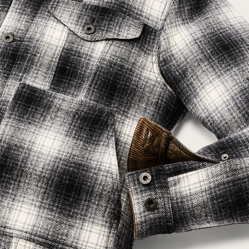 Veste cruiser spokane courte isolante par Filson | Charcoal ombre (Gray)