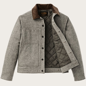 Spokane insulated short cruiser jacket by Filson | Vintage heather gray (Gray)