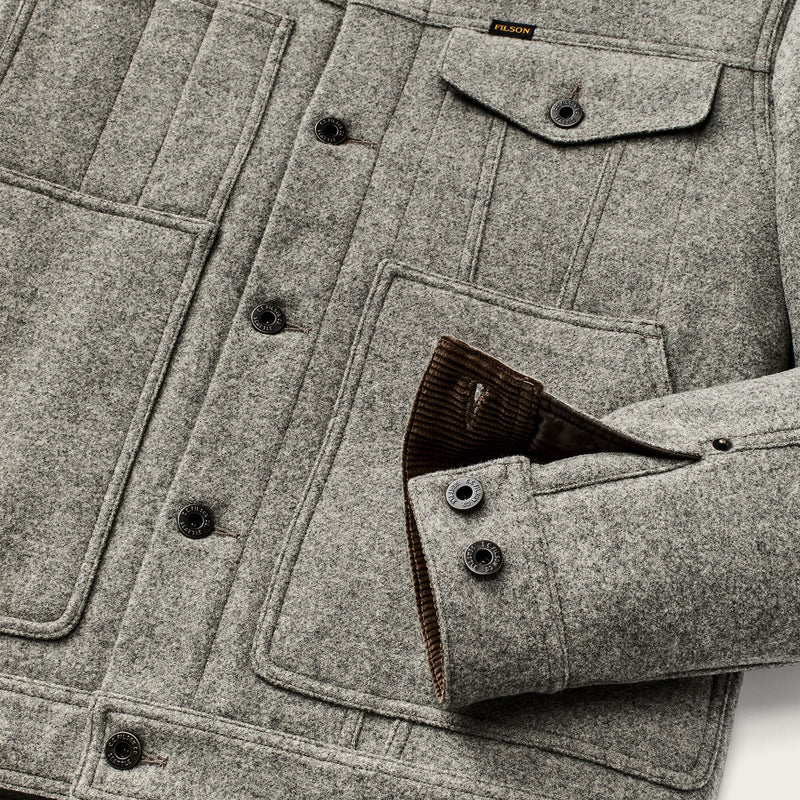 Spokane insulated short cruiser jacket by Filson | Vintage heather gray (Gray)