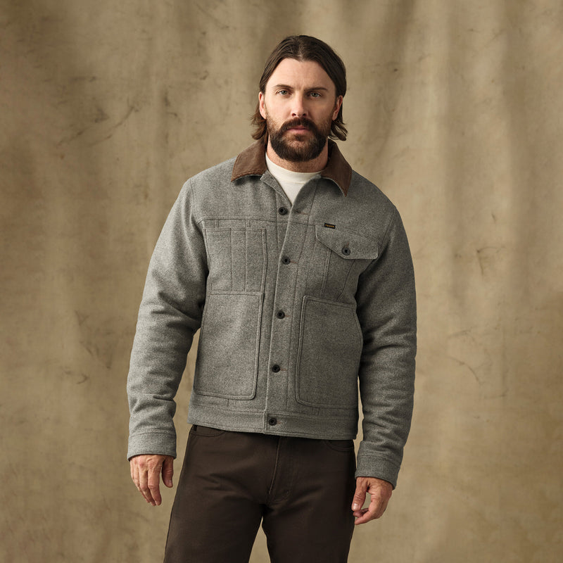 Spokane insulated short cruiser jacket von Filson | Vintage heather gray (Gray)