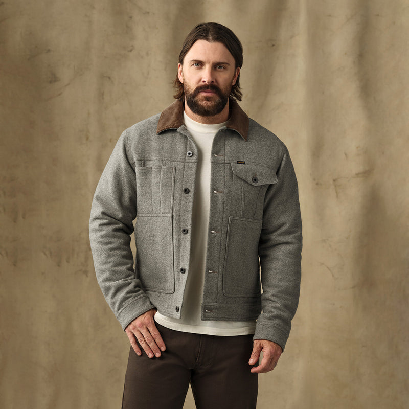 Spokane insulated short cruiser jacket von Filson | Vintage heather gray (Gray)