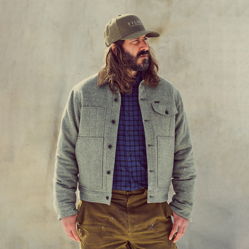 Spokane insulated short cruiser jacket von Filson | Vintage heather gray (Gray)