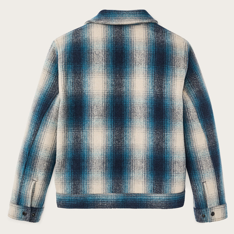 Mackinaw wool work jacket by Filson | Teal / gray ombre (Blue)